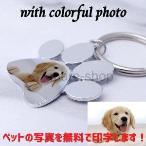 キーホルダー チャーム 犬 猫 ペット 首輪 犬用迷子札 名前入れ