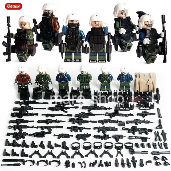 ブロック LEGO レゴ 互換 レゴ互換 警察 ミリタリー セット 軍人 兵士 陸軍 ソルジャー お...