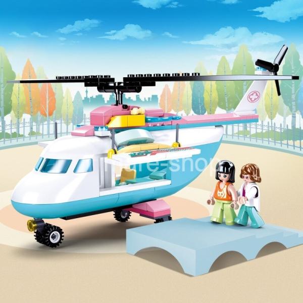 ブロック LEGO レゴ 互換 レゴ互換 ヘリコプター ドクターヘリ 医療  おもちゃ 知育玩具 玩...