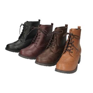 ｍａRｅ ｍａRｅ（マーレマーレ）防水ウイングチップレースアップブーツKLZ232701レディース　歩きやすい