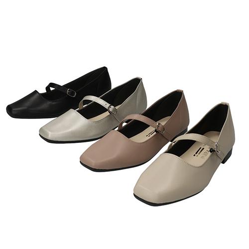 【セール価格】<br>maRe maRe  マーレマーレ　ななめストラップフラットシューズSE251...