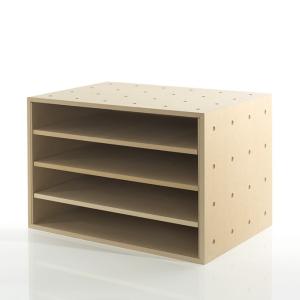 ラック 棚 木製 オフィス収納 A3のファイル棚 書類ラック