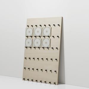 ポラダ　CDラック　WALL CD 美品　壁掛け porada】ポラダ WALL CD RACK ウォール CDラック 壁掛け マルコナート