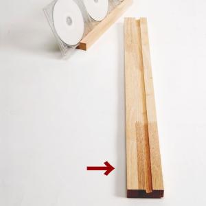 CDラック 大容量 おしゃれ CDスタンド 木製/CDS-02 : 本棚 壁面収納