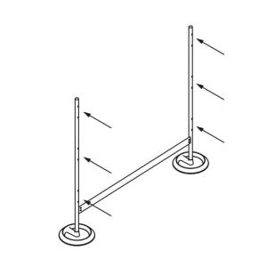 Caimi（カイミ）MITESCO パーティション吸音パネル・片面用ラウンドベース 3連タイプ/遠藤照明・AbitaStyle（アビタスタイル）