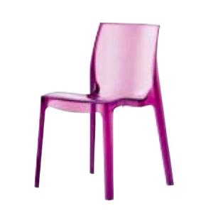 AbitaStyle アビタスタイル 椅子  プラスチックチェア デザイン家具 チェアー スツール   TENDER2 テンダー2  クリアパープル MYC0606CP  遠藤照明 Abita Style｜margherita