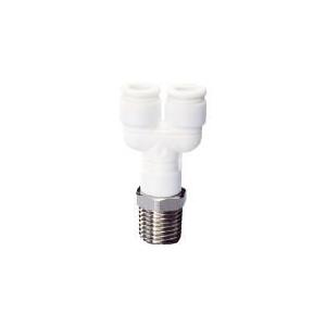 チヨダ ファイブSUSメイルブランチワイ 白 10ｍｍ・R3/8 FS1003MYW