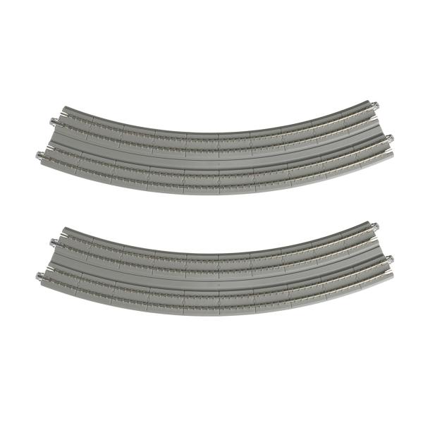 KATO Nゲージ 複線スラブ軌道曲線線路 R414/381-45° 2本入 20-187 鉄道模型...