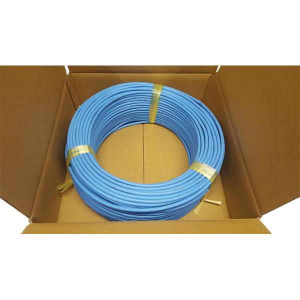 日本製線 高性能ギガビット伝送対応LANケーブル （Cat6) 100m巻(水色) 0.5 - 4P...