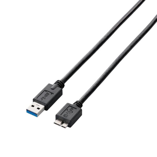 エレコム(ELECOM) USBケーブル 【microB】 USB3.0 (USB A オス to ...