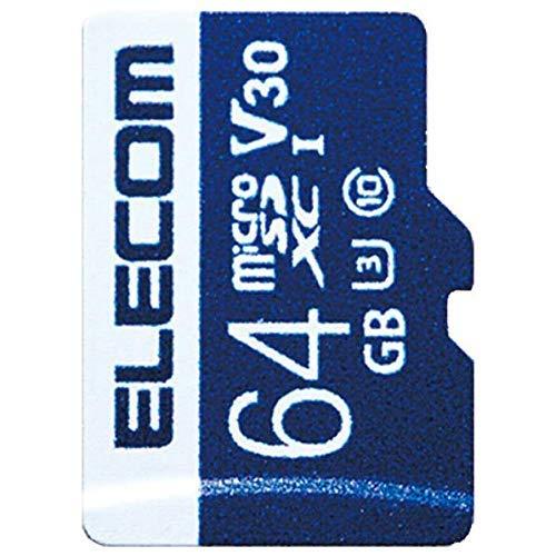 エレコム MicroSDXCカード データ復旧サービス付 ビデオスピードクラス対応 UHS-I U3...