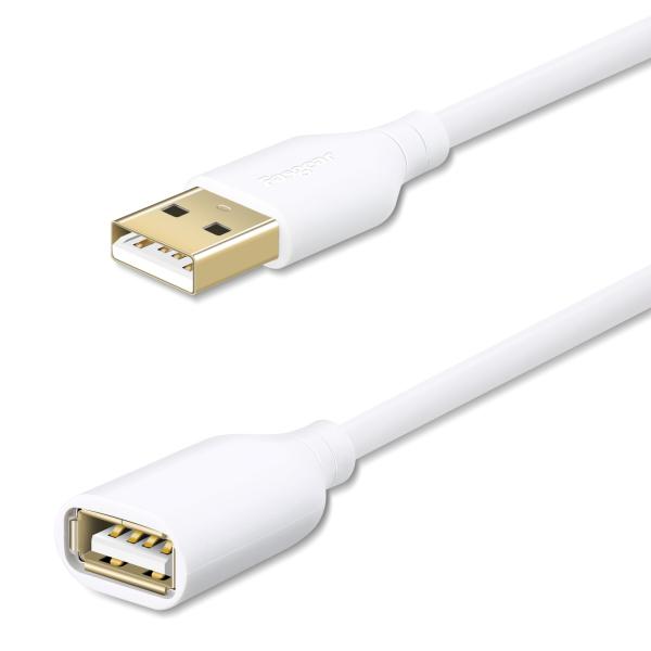 Fasgear USB 2.0延長ケーブル - Aオス-Aメス充電および同期USB延長コード (1....