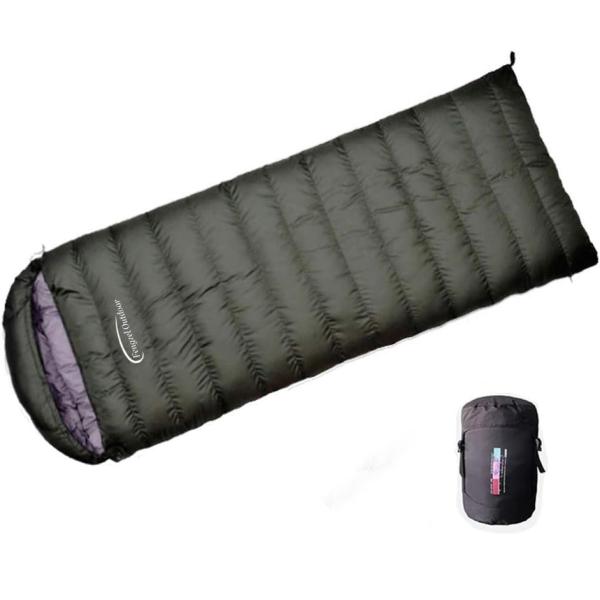 Fengzel Outdoor寝袋 封筒型 多色 210*80cm 400-2000g高級ダウン詰め...