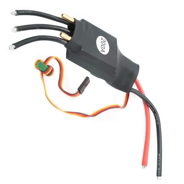 200A ESCブラシ レス 200AESCブラシ レス水冷 電気スピードコントローラー ESCブラ...