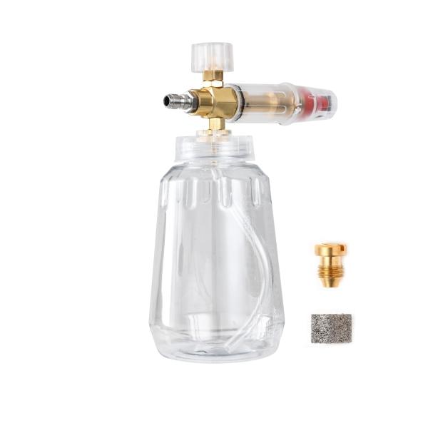 YUET 雪泡砲 フォームキャノン 1.0L 洗車用 フォームガン 1/4クイックコネクター付き 高...