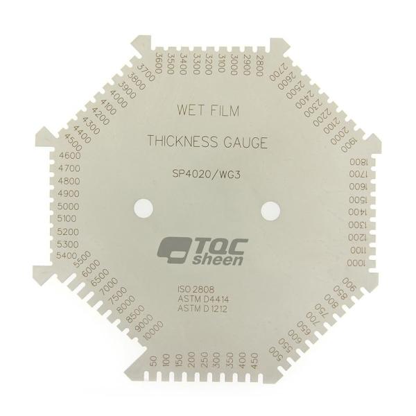 TQC Sheen 角形ウェットフィルム膜厚計 測定範囲:50〜10000μm SP4020