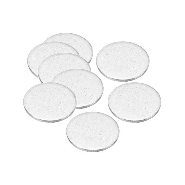 PATIKIL 10 mm スチールディスク 100個 丸金属スタンピング 空白タグ ラウンド サー...