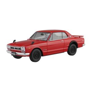 青島文化教材社 1/24 楽プラ スナップカーシリーズ KPGC10 スカイラインHT 2000GT...
