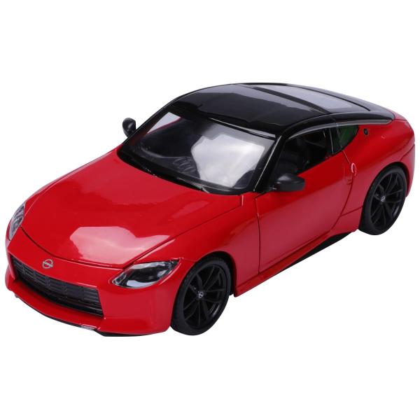Maisto 1/24 ニッサン Z 2023 レッド/ブラックルーフ 完成品