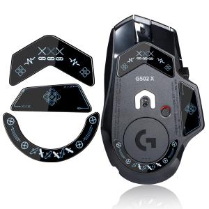 IMMOENUC マウスソール G502 X Plus & G502 X Lightspeed ワイヤレスマウス用ガラスマット マウス高耐久 低摩擦