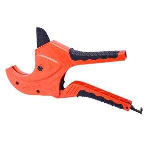 【W&C】ラチェット式 PVC エンビカッター 塩ビ管カッター パイプカッター 塩ビカッター 重切削 PP CPVC ゴムホース PEX PE プラス