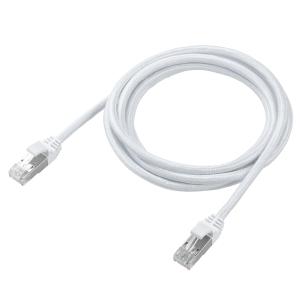 エレコム LANケーブル CAT8 2m 40Gbps 爪折れ防止 メッシュケーブル ホワイト ECLD-OCM/WH20