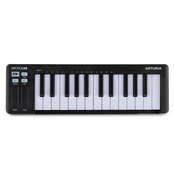 Arturia アートリア キーボード・コントローラー MicroLab MK3 25鍵盤/ベロシテ...