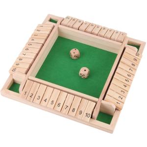 Rekilife シャットザボックス ボードゲーム ジャックポット 算数 脳トレ 子供から大人まで 2?4人用 家族ゲーム 知育玩具