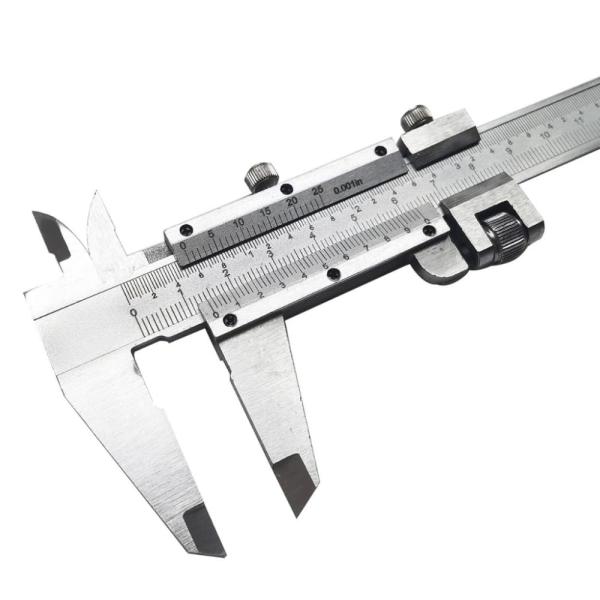 精密ノギス 150mm, 炭素鋼製, 収納ケース付き, メトリック、インペリアル、高精度測定工具