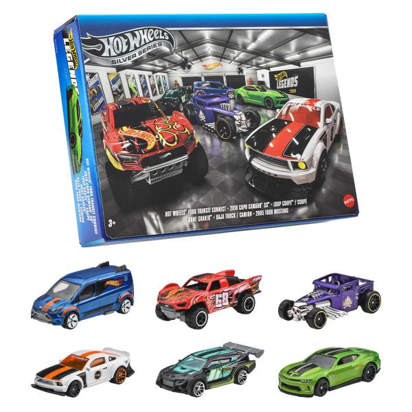 ホットウィール(Hot Wheels) レジェンド マルチパック 乗り物おもちゃ ミニカー 6台入り...