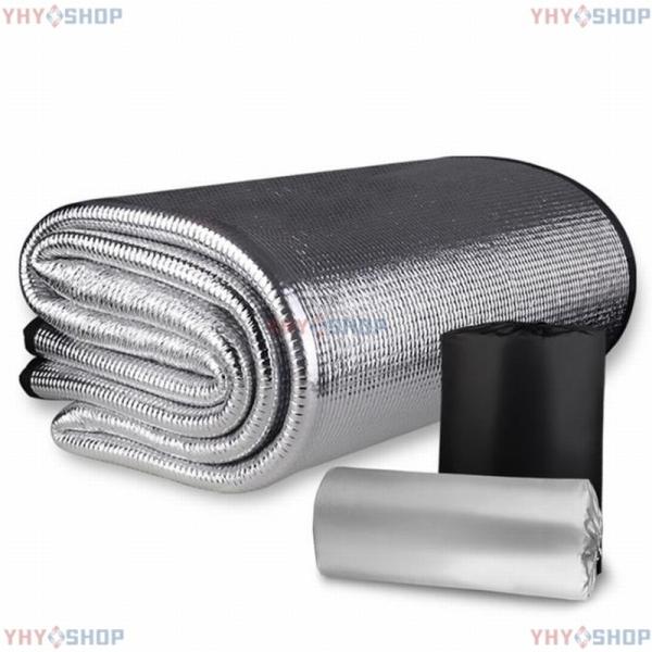 アルミシート 銀マット キャンプ用 アルミマット 保温 レジャーシート ピクニックシート 8mmの厚...