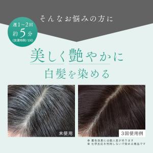 白髪染め 馬油ヘアカラートリートメント 2本組...の詳細画像5