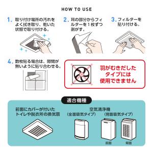 換気扇 汚れ防止 フィルター 空気清浄機フィル...の詳細画像4