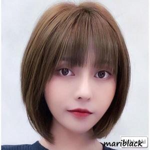 格安 ボブウィッグ 自然な人毛100%フルウィッ...の商品画像