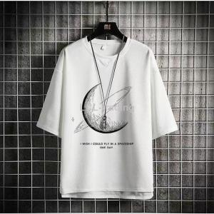 7分袖Tシャツ メンズ ゆったり Tシャツ メンズ 大きいサイズ 涼感トップス 七分袖 M L XL 2XL 3XL 4XL 5XL Tシャツ メンズ用 Tシャツ 男性用  新品 夏 春 3色