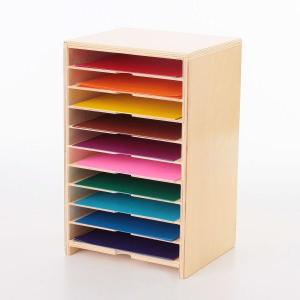 色紙(折紙)収納棚 保育園 幼稚園 子ども園 介護施設でも