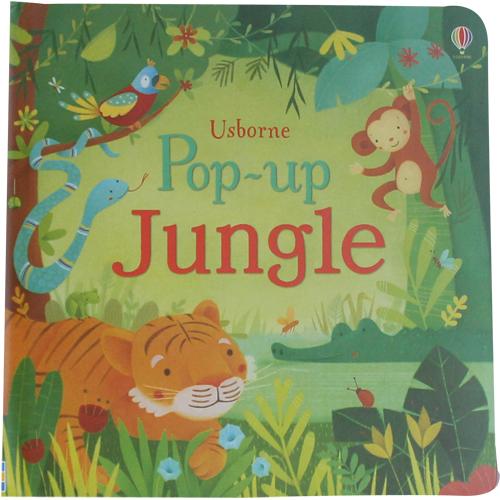 飛び出す絵本 ジャングル Usborne 英語 しかけ絵本 ヨーロッパ発 クリスマス プレゼントに最...