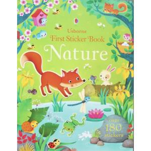 シールはり絵本 自然 Usborne Sticker book Nature English４歳 ５...