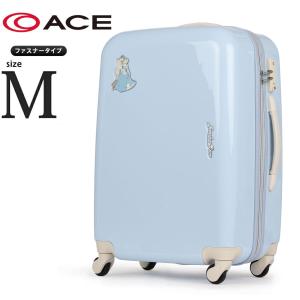 アウトレット スーツケース キャリーバッグ キャリーケース Mサイズ 中型 ACE エース Cinderella シンデレラ ディズニー ジュエルナローズ B-AE-06027｜marienamaki