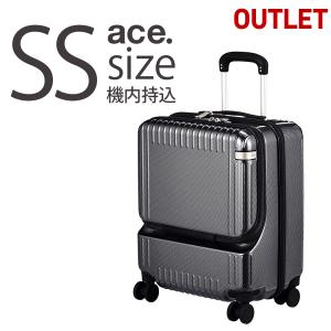 Ace パリセイド3-Z スーツケース 37L 06912-02（ブラックカーボン