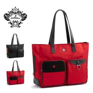 Orobianco 赤ライン レザーバック トートバッグ Orobianco（オロビアンコ） 公式 ムッカ レザー 牛革 トートバッグ A4