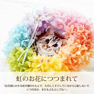 お供え ペット プリザーブドフラワー 花 写真...の詳細画像1