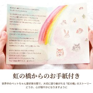 ペット お供え 花 虹の橋 想い出ボトル プリ...の詳細画像3