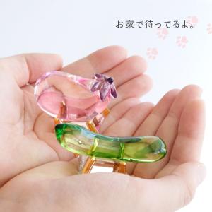 お盆飾り ペット お供え 精霊馬 ガラス お供...の詳細画像2