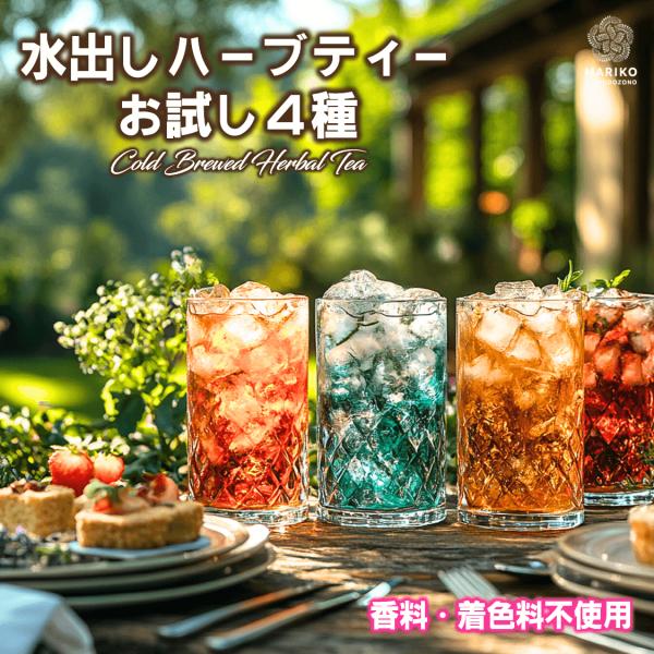 水出しハーブティーお試し4種 ティーバッグ セット リラックス アソート バラエティー 詰め合わせ ...
