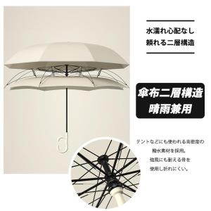 逆さ傘 ワンタッチ 自動開閉 晴雨兼用 完全遮...の詳細画像5