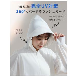 大きいサイズ レディース UVカットパーカー ...の詳細画像5