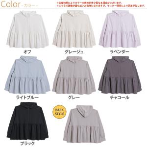 大きいサイズ レディース UVカットパーカー ...の詳細画像2