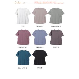 大きいサイズ レディース トップス 涼しくさら...の詳細画像2