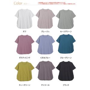 大きいサイズ レディース トップス 涼しくさら...の詳細画像2